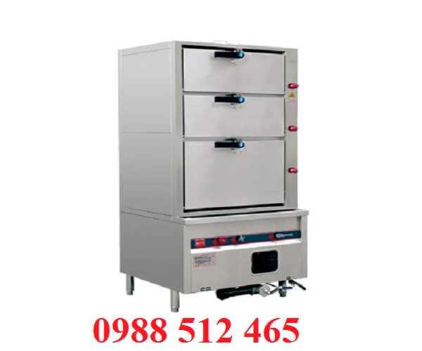 TỦ HẤP HẢI SẢN 3 TẦNG